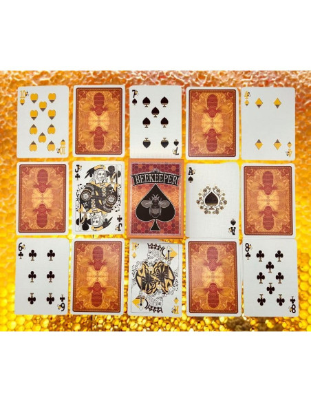 Baraja de Naipes de Apicultor Shuffled Ink - Póker Temático de Abejas