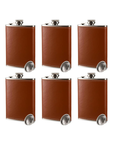 Frasco de Cadera Suwimut 240ml Acero Inoxidable Marrón