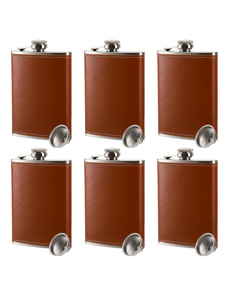 Frasco de Cadera Suwimut 240ml Acero Inoxidable Marrón