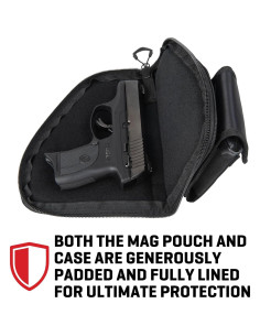 Funda para Pistola Allen Company con Bolsa para Cargador 20.32cm 2