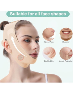 Cinturón Levantamiento Facial Grafeno Moonlight 16x13cm 2