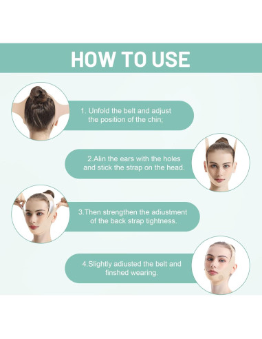 Cinturón Levantamiento Facial Grafeno Moonlight 16x13cm