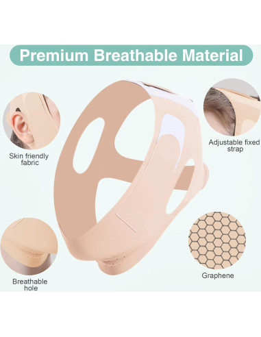 Cinturón Levantamiento Facial Grafeno Moonlight 16x13cm