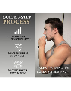 Modelador de Mandíbula Naixe - Ejercitador Facial 3 Niveles 2