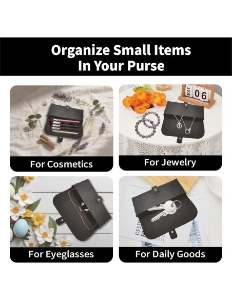 Estuche de Gafas de Cuero ZoiNavyer - 2 Piezas con Paño