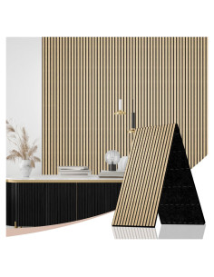 Paneles Acústicos Plegables AKK-STAVE 240x60 cm Roble Clásico