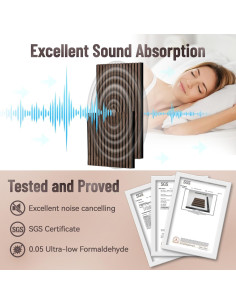 Paneles Acústicos Plegables AKK-STAVE 240x60 cm Roble Clásico 2