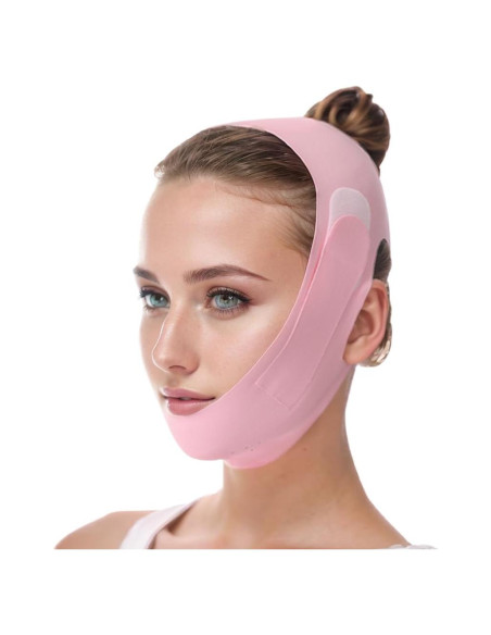 Mascarilla V Line Lifting Loske Rosa para Contorno Facial