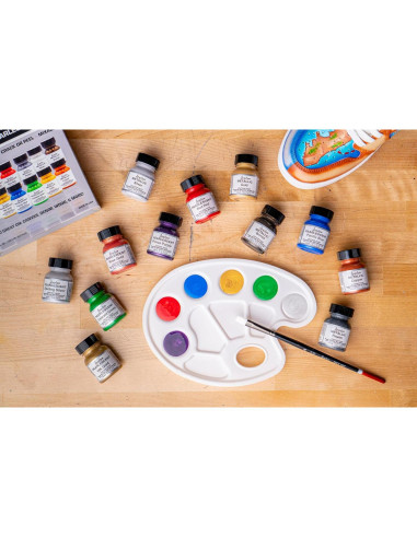Kit de Pintura Acrílica Metálica y Perlada Angelus 12 Pack 29.57 ml