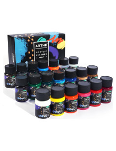 Juego de Pintura Acrílica para Cuero ARTME 20 Colores 30ml