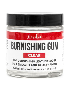 Goma de Pulido Angelus 118ml Transparente para Bordes de Cuero