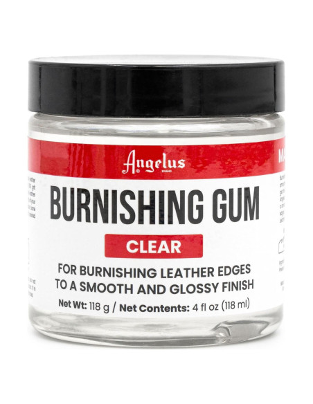 Goma de Pulido Angelus 118ml Transparente para Bordes de Cuero