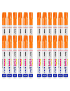 Marcadores de Pintura Craiiby Naranja 24 Unidades 2-3mm