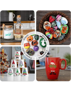 Marcadores de Pintura Craiiby Naranja 24 Unidades 2-3mm 2