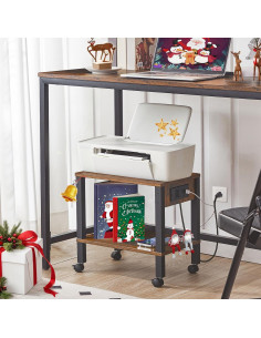 Soporte para Impresora HOOBRO con Estación de Carga 38.1x27.9cm 2