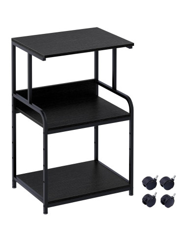Soporte para Impresora Arbuxzuy 3 Niveles Negro 50x40x78.7cm