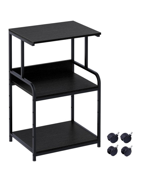 Soporte para Impresora Arbuxzuy 3 Niveles Negro 50x40x78.7cm