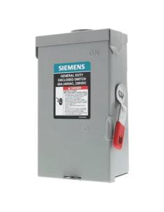 Interruptor de Seguridad Siemens GNF221RA 30A 240V Monofásico