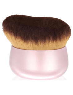 Brocha Kabuki Rosa Oro 75 mm para Maquillaje Corporal
