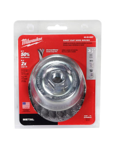 Cepillo de Copa de Alambre Milwaukee 48-52-5067 8.89 cm Paquete de 2