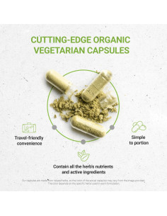 Cápsulas de Espinaca Orgánica USDA 1000 mg - Secretos de la Tribu 2