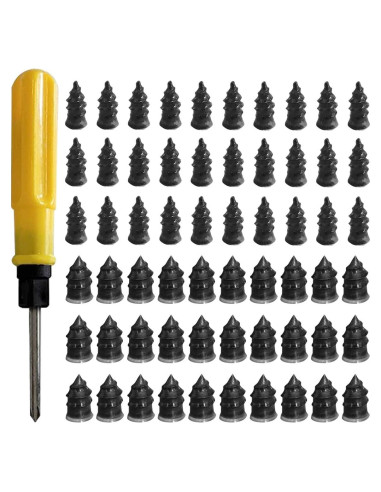 Kit de Reparación de Neumáticos de Caucho GAOLAOSY 60 Piezas