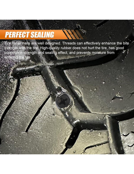 Kit de Reparación de Neumáticos de Caucho GAOLAOSY 60 Piezas