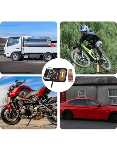 Kit de Reparación de Neumáticos 61 Piezas TONZACK