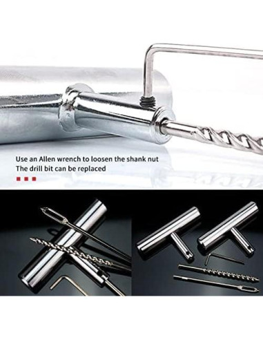 Kit de Reparación de Neumáticos 61 Piezas TONZACK