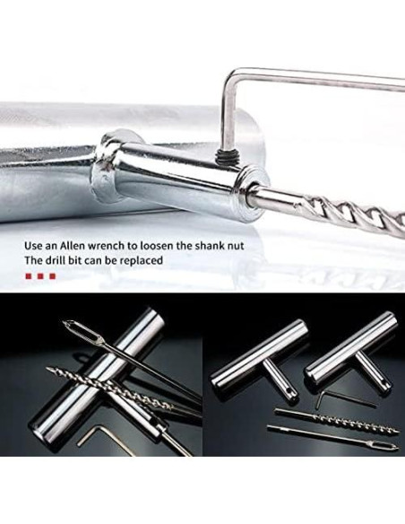 Kit de Reparación de Neumáticos 61 Piezas TONZACK