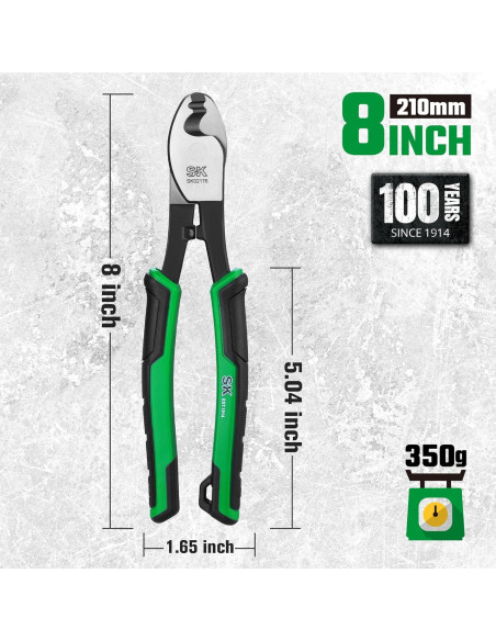 Cortador de Cable 3 en 1 SK - Aluminio, Cobre, 6.6 mm