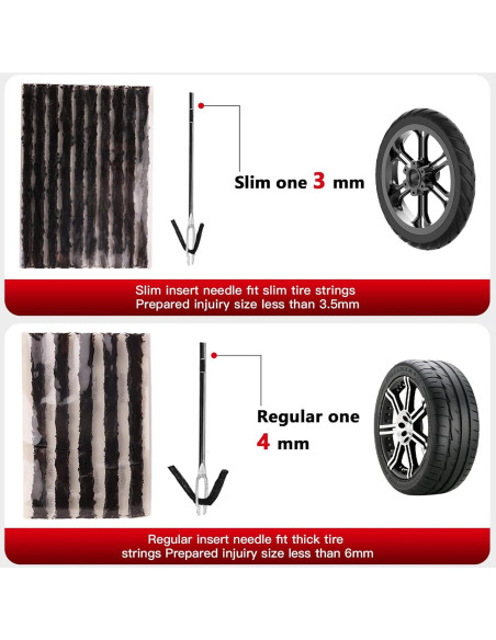 Kit de Reparación de Neumáticos Sunsoul 40 Piezas - Herramientas y Tapones