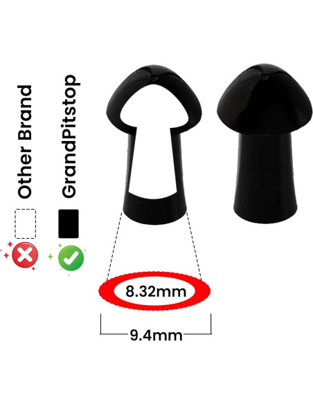 Tapones de Hongo Grand Pitstop para Reparación de Neumáticos - 15 Unidades
