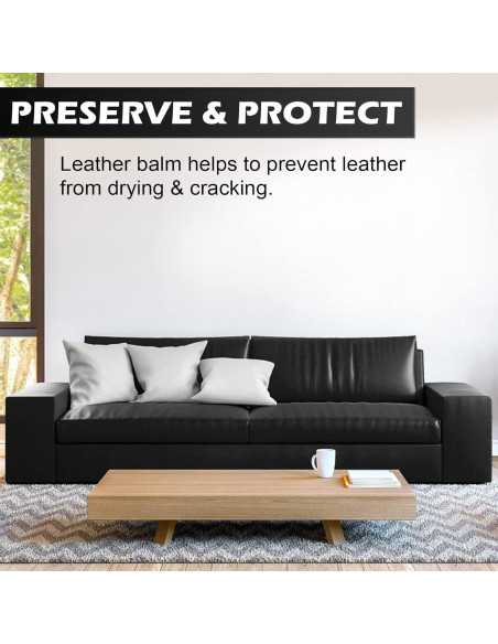 Bálsamo de Recoloración de Cuero SEISSO Negro - Kit de Reparación