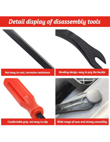 Juego de 3 Herramientas para Retirar Molduras BLLREMIPSUR