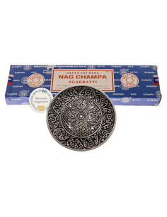Incienso Nag Champa 100g + Soporte Tibetano Alternative Imagination