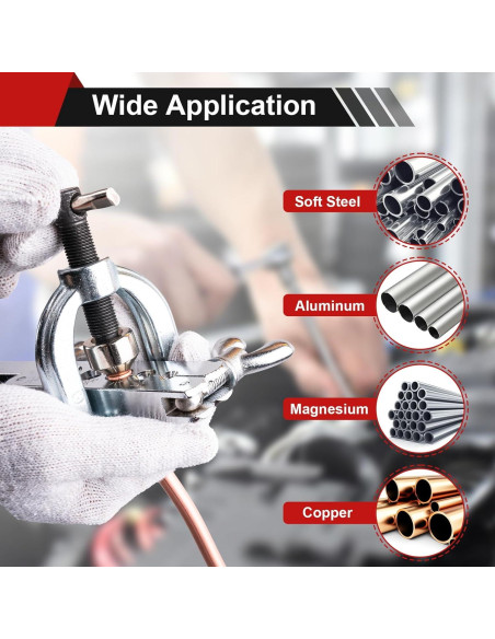 Kit de Herramientas Doblado de Líneas de Freno Clatoon 5 Adaptadores