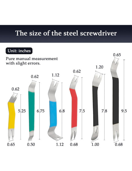 Kit de herramientas de extracción de molduras Newkita 6 piezas