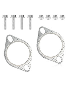 Juego de Junta de Flange de Escape KIFIDAN 7.62 cm 2PCS + Tornillos
