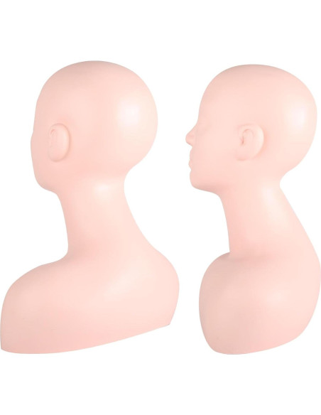 Cabeza de Maniquí Suave Lwuey para Maquillaje y Masaje