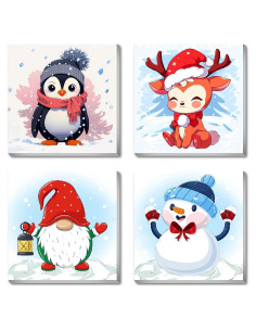 Kit de Pintura por Números para Niños Canrichshop 20x20cm