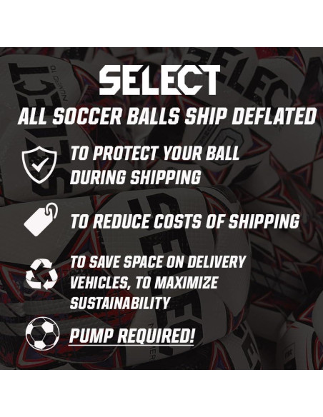 Balón de Fútbol Select DB Viking, Tamaño 5, Blanco/Teal/Naranja