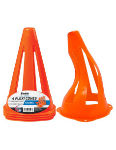 Conos de Fútbol Flexibles Franklin Sports 23 cm - Paquete de 4