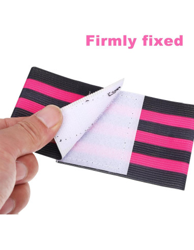 4 Brazaletes de Capitán de Fútbol LIOOBO Ajustables Nylon