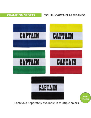 Banda de Capitán Juvenil Champion Sports Amarillo - Ejercicio