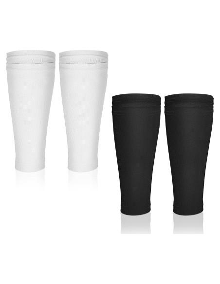 Fundas para Espinilleras de Fútbol FdcLixuvol 2 Pares Transpirables