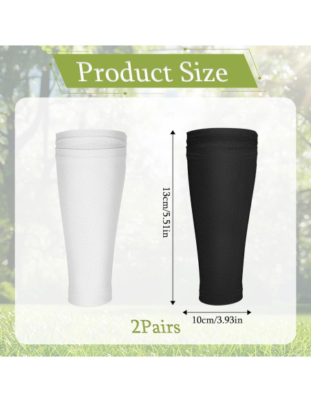 Fundas para Espinilleras de Fútbol FdcLixuvol 2 Pares Transpirables