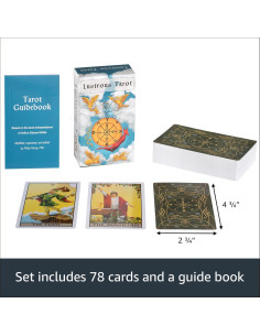 Baraja de Tarot Lustrosa Da Brigh 70x120mm para Lectura 2