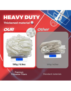 Red de Baloncesto GIEBYIE BN111 12 Laos Alta Resistencia 2