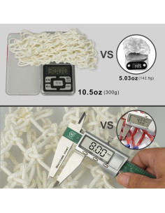 Red de Baloncesto Noopel Alta Resistencia 53 cm 12 Asas 2